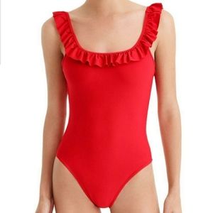 J.Crew scoop neck one-piece swimsuit